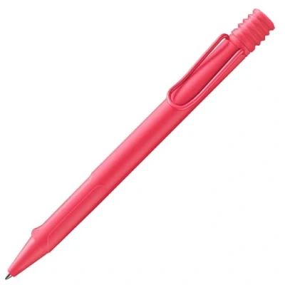 Image of Lamy safari sunset Ballpoint Pen with ergonomic grip &amp; line width M for pleasant long writing made of robust ASA plastic including large capacity refill 16 in black