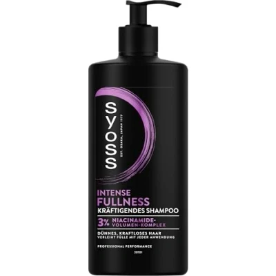 Image of Syoss Shampoo Full Hair 5 (440 ml), Volume for Thin and Flat Hair, with 5x Effect Fuller Vegan Formula Amino Complex