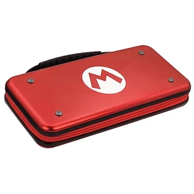 Image of HORI Alumi Protective Metal Carrying Case with Game Card Storage (Mario) Nintendo Switch (Nintendo Switch)