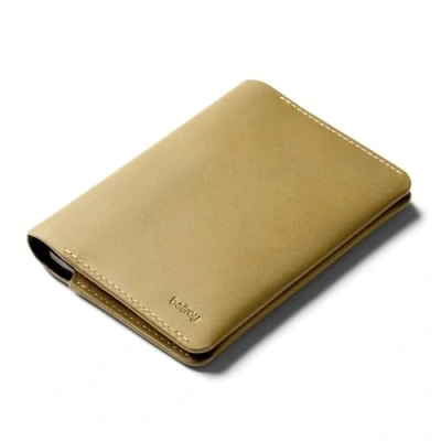 Image of Bellroy Passport Cover (Slimline Travel Wallet/Pouch with Card Slots and Space for Cash Plus documents) Mustard