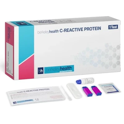 Image of Berkeley Health C Reactive Protein Home Test Kit Detect (CRP) in Whole Blood Fast &amp; 97.60% Accurate Easy to Follow Self 1