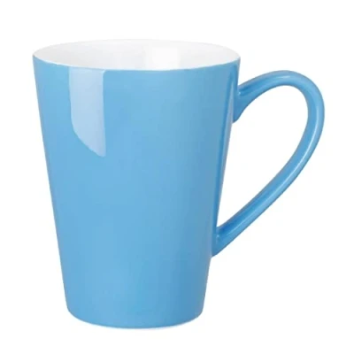 Image of Olympia CAF� Latte Cups Blue 340Ml Innovative Design with New Useful Features