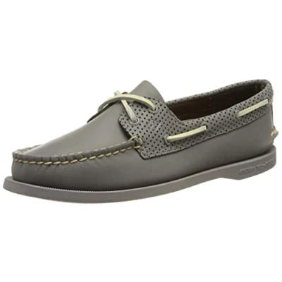 Image of Sperry Authentic Original 2 Eye Pin Perf Full Grain Leather Women&#039;s Boat Shoes