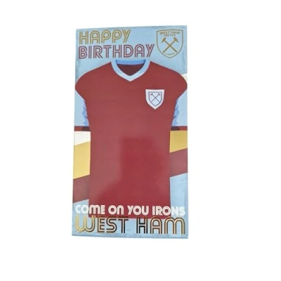 Image of WEST HAM UNITED OFFICIAL OPEN BIRTHDAY CARD