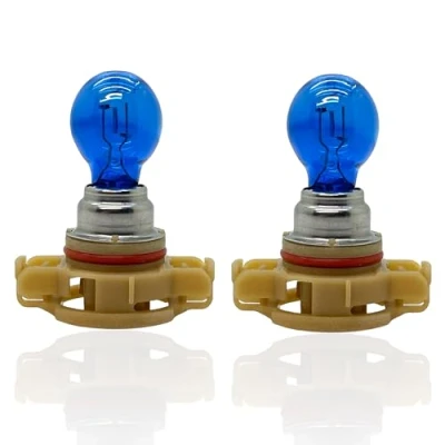 Image of CarModShop Pair PS19w PS24W 7500K xenon foglight DRL bulbs white daytime running lights
