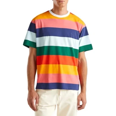 Image of United Colors of Benetton Men&#039;s 37ggu109b t Shirt, Multicolour, M