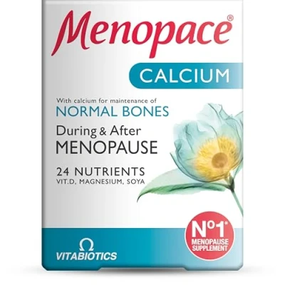 Image of Vitabiotics Menopace Calcium 60 Tablets