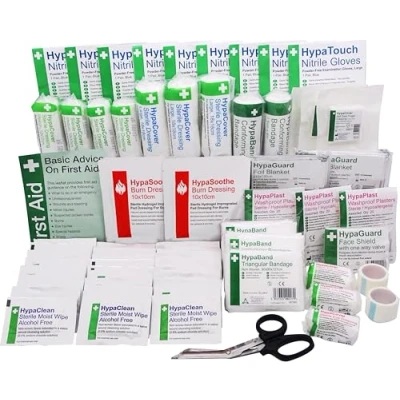 Image of Safety First Aid Kit Refill Pack British Standard 8599 Compliant, Medium 25 100 Persons
