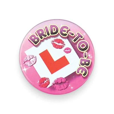 Image of We Personalize Bride to Be badge ideal for the on her Hen night
