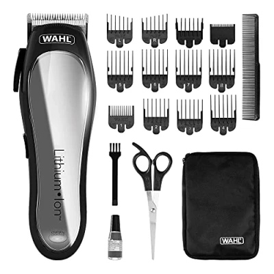 Image of WAHL Power Clipper, Head Shaver, Men&#039;s Hair Clippers, Lithium Cord/Cordless Quick Charge, Professional Quality, Family Haircutting Kit, Black