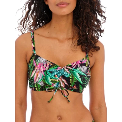 Image of Freya Womens 203114 Cala Selva Underwired Bralette Bikini Top Multicolour Elastane Size 32DD