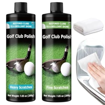 Image of DINGSEN golf club polish，golf cleaning kit 200+200ml，suitable for Irons, Woods, Putters, Grips