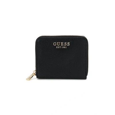 Image of GUESS Women Laurel SLG Small Zip Around Wallet, Bone, One Size