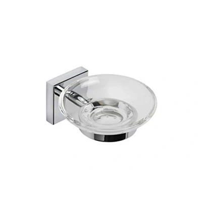 Image of Croydex Flexi Fix Chester Soap Dish &amp; Holder, 54 x 108 126mm