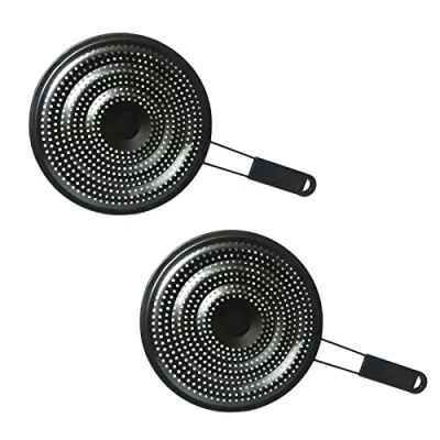 Image of PNJB, Ring Pan Mat Hob Tagine Heat Diffuser for Induction Cooktop Adapter Plate, Flame Reducer Gas Stove, Glass Converter Guard (2 Pcs)