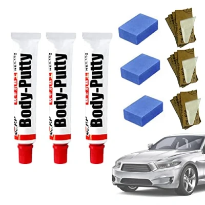 Image of MGICHOOM Car Scratch Remover Kit, Paint Repair Body Filler Scratches With Putty Painting, For Bodywork, Polishing Cloth