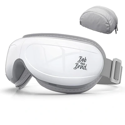 Image of Bob and Brad EyeOasis 2 Eye Massager with Heat, Compression &amp; Music, Rechargeable Electric Mask for Relieve Puffy Dry Eyes, Sleep Dark Circles, Improve Sleeping, Gifts Men Women