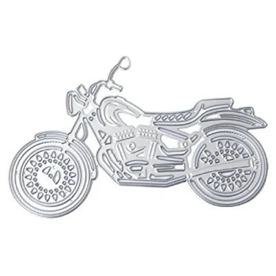 Image of Motorcycle Metal Cutting Dies Stencil Paper Card Scrapbook Embossing Craft