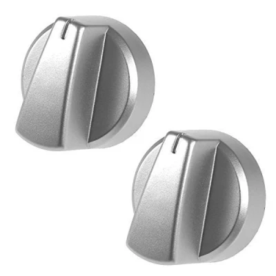 Image of Belling Genuine Silver Oven / Cooker Control Knob (Pack of 2)