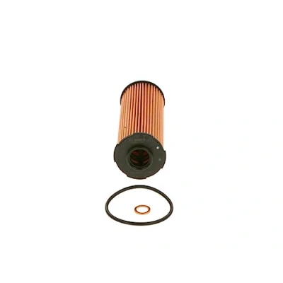 Image of 11427826799, 11428583898 Oil Filter BOSCH F 026 407 264 with gaskets/seals Insert BMW: 3 Saloon, 5 Touring, 6 Gran Turismo