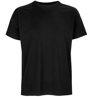 Image of SOLS Mens Boxy Organic Oversized T Shirt (Deep Black) Size X Large