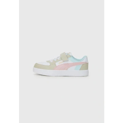 Image of PUMA CAVEN 2.0 Block AC+ PS Sneaker, Desert DUST Mauve Mist White, 1 UK Child
