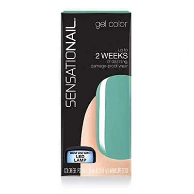 Image of SENSATIONAIL Gel Nail Polish With Manicure Stick, 7.39 ml, Jade Treasure