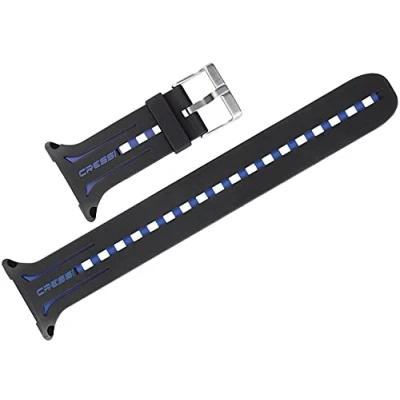 Image of Cressi Men&#039;s Giotto Strap for Dive Computer Black/Blue