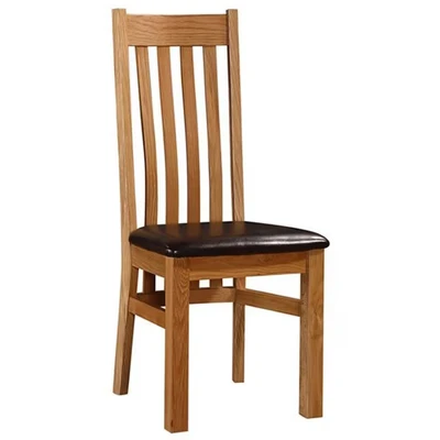 Image of Netfurniture Loussa Solid Oak Chair