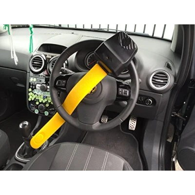 Image of XtremeAuto© THATCHAM Category 3, Super Heavy Duty, Car Steering Lock Anti Theft Security Device (66CM Length) XA 06