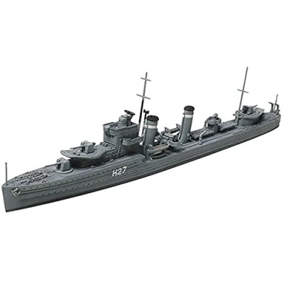 Image of Tamiya T2M 31909 Model Ship for Self Assembly British Destroyer 1:700 Scale
