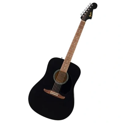 Image of Fender California Debut Redondo Dreadnought Acoustic Guitar, Spruce Top, Black Pickguard,