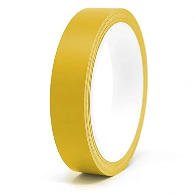 Image of Finest Folia 10 Metres Matt Decorative Strips Car Truck Motorcycle Boat Model Making Crafts DIY Side Adhesive Self (Matte Yellow, 20 mm Width)