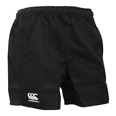 Image of Canterbury Mens Advantage Elasticated Sports Shorts (S) (Black)