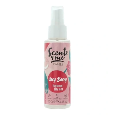 Image of Yardley London Scentz 4 Me Very Berry Body Mist, Sweet Fruity Fragrance, Long Lasting Spray, Mist,100ml