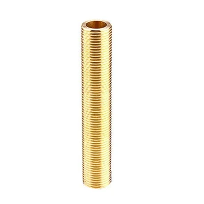 Image of ExcInter 1/2&quot; BSP 120mm Long Brass Running Nipple Threaded Plumbing Fitting Connector for Tank Connectors