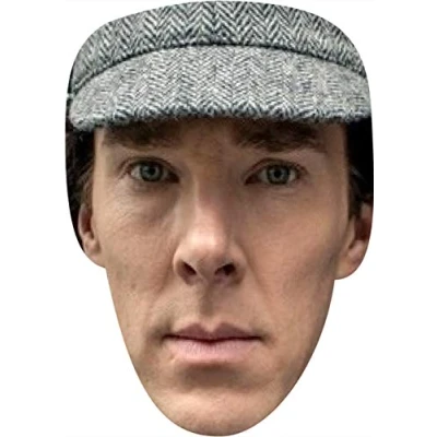 Image of FoxyPrinting Benedict MH 2018 Tv Celebrity Cardboard Party Face Mask Fancy Dress