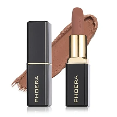 Image of Phoera Non Transfer Lipstick Waterproof, smudge proof And mask feeling weightless Pigmented Formula Long Lasting That Are Mask, Sweat, Pizza Proof. (07 Louisa)