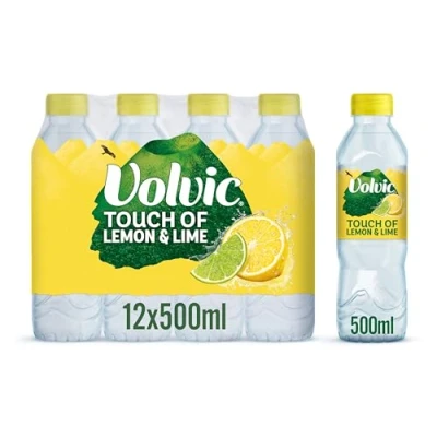 Image of Volvic Touch of Fruit Water Bottle Lemon 500ml Ref 122441 Pack 12 151200