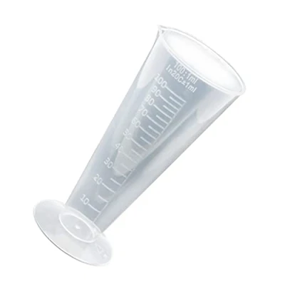 Image of Othmro 100ml Measuring Cup Lab Graduated, Plastic Conical Beaker Jug for Measure Baking Cooking Tool, 5ml Per Scale, 1pc