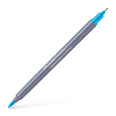 Image of Faber Castell Creative Studio Goldfaber Aqua Dual Marker, Manganese Blue, Single For Art, Craft, Drawing, Sketching, Home, School, University, Colouring