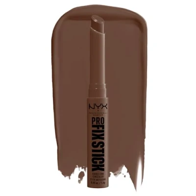 Image of NYX Professional Makeup Correcting Concealer Stick, Covers Blemishes, Dark Spots and Discolouration, 12H Wear, Vegan Formula, Pro Fix Walnut (Packaging may vary)