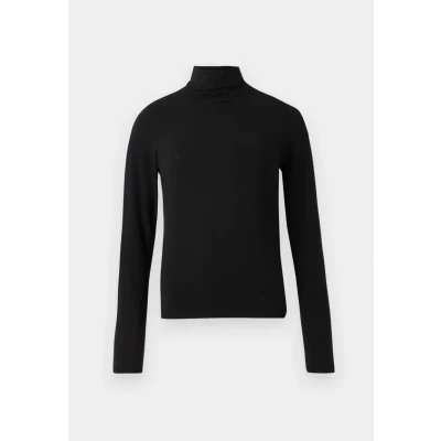 Image of PIECES Women&#039;s Pcsirene Ls Rollneck Top Noos Turtleneck Shirt, Black, XL
