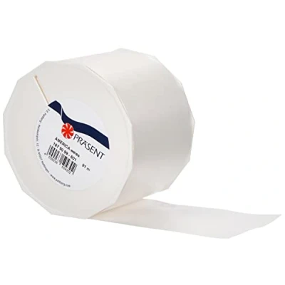 Image of C.E. Pattberg Präsent America Curling Ribbon White 90 mm width, 91 m length