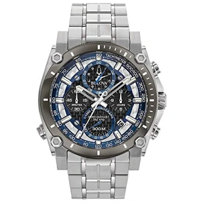 Image of Bulova Mens Chronograph Quartz Watch with Stainless Steel Strap 98B316