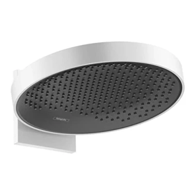 Image of hansgrohe Rainfinity 360 Shower Head 1 Jet with Wall Connection Matt Black
