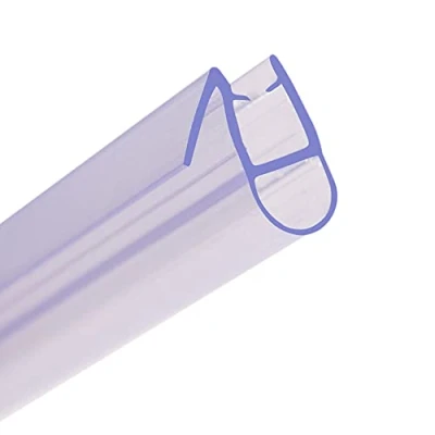 Image of HNNHOME Bath Shower Screen Door Seal Strip for 6 8mm Glass Up To Gap