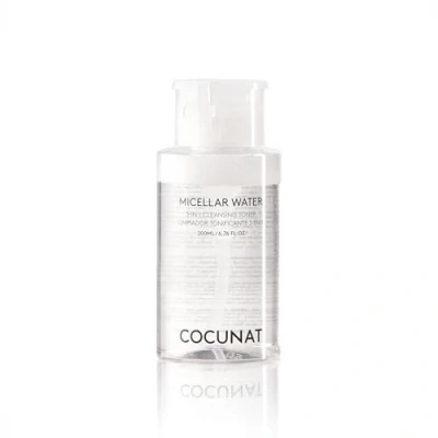 Image of COCUNAT Micellar Water 3 in 1 Cleans, Tones and Removes Make Up Made with Aloe Vera &amp; Lavender For Sensitive All Skin Types Silicone Free Paraben 200 ml