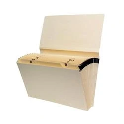 Image of Q Connect Expanding File Foolscap A Z Manilla Ref KF22001