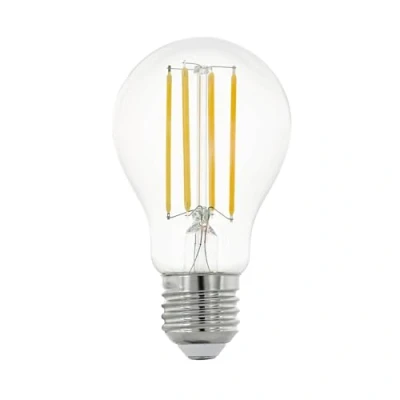 Image of Eglo Connect.z Smart Home E27 LED Filament Light Bulb, A60, ZigBee, app and Voice Control, dimmable, Neutral White, 806 Lumen, 6 watt, Vintage Lightbulb Transparent